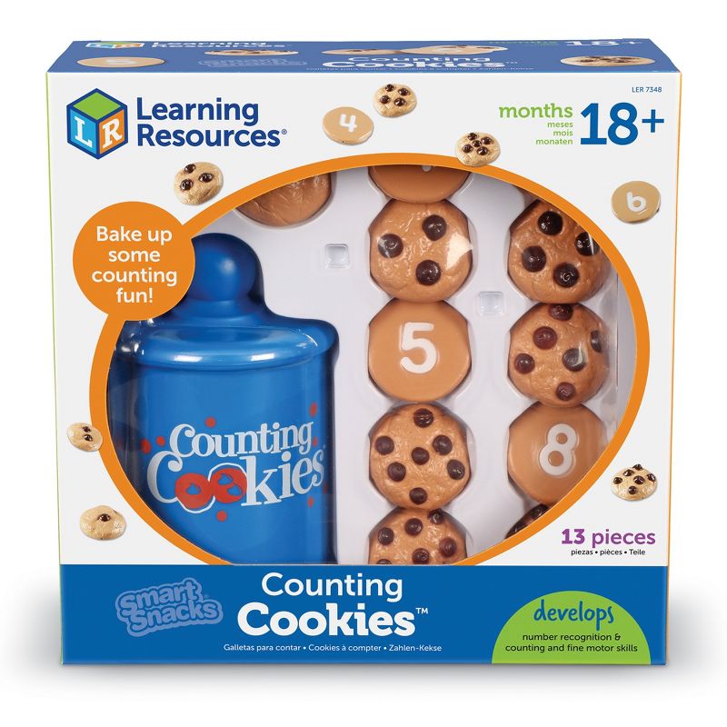 Learning Resources Smart Counting Cookies, Counting, Sorting, 13 Piece Set, Ages 18+ months, 3 of 10