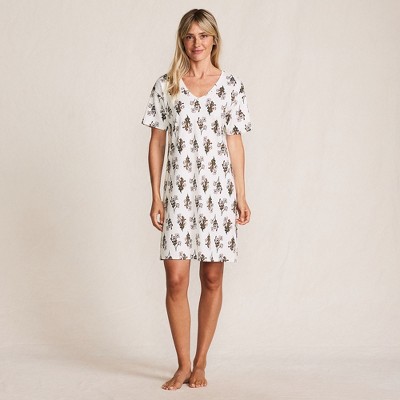 Lands' End Women's Interlock Above the Knee Nightgown