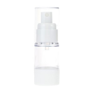 Unique Bargains Portable Round Airless Pump Spray Bottle White 1 Pc - 1 of 4