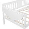 NicBex Wooden Twin/Full Size Daybed Frame for Bedroom,Living Room,Apartment,Wood Slat Support - 4 of 4