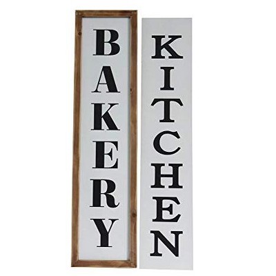 TX USA Corporation 36" Interchangeable and Reversible 2 Sided Kitchen Wall Sign Combo