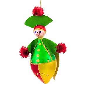 De Carlini Italian Ornaments 6.5 Inch Clown Captain Christmas Tree Ornament , Italian Christmas Ornament (1PC) - 1 of 4