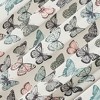 No. 918 Room Darkening Magdalena Butterfly Print Rod Pocket Curtain Panel Blue - image 2 of 4