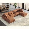 AMERLIFE Modular Sectional Sofa, Down Filled Couch for Living Room - 2 of 4