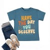 The Juniper Shop SmileyWorld Have The Day You Deserve Groovy Toddler Short Sleeve Tee - 3 of 4