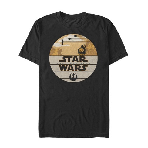 Men s Star Wars The Last Jedi Bb 8 Profile T shirt Black 3x