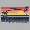 Men's The Little Mermaid Striped Sunset Pull Over Hoodie - image 2 of 4