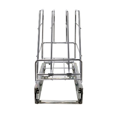 Chrome-Plated Steel Pull-Out Storage Organizer for Cookware