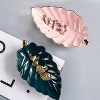 JDICTION Leaf Shape Resin Mold Set, Irregular Silicone Tray for Jewelry Display, Concrete Candle Holder, Nature Craft Home Decor - 4 of 4