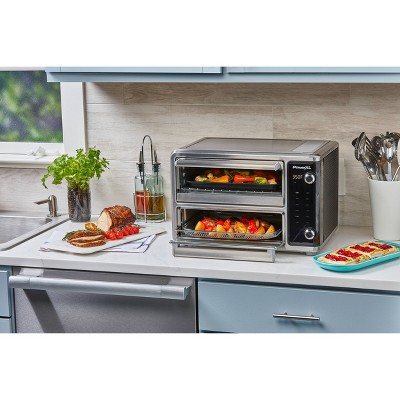 PowerXL SmartSynx 1700W Dual Door Toaster Oven and Air Fryer