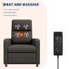 GustoWave Power Recliner Chair with Massage and Heat, Overstuffed Tall Back, Padded Seat, Home Theater Seating for Living Room - 3 of 4