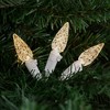 Northlight 70ct Warm White Faceted LED C6 Christmas Lights, 23ft White Wire - 2 of 4