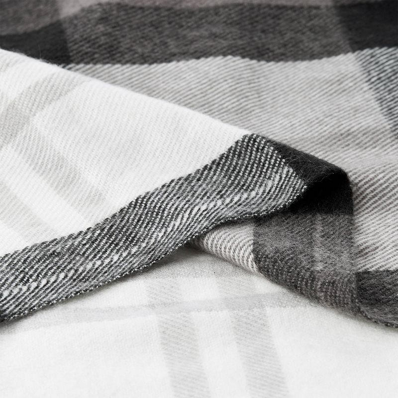 60"x70" Breathable and Stylish Soft Plaid Throw Blanket - Yorkshire Home, 4 of 5
