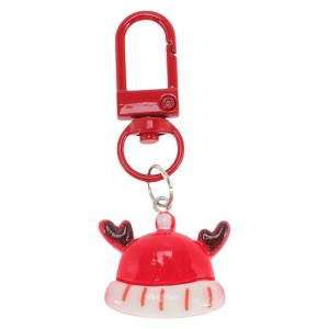 Unique Bargains Christmas Keychain Lobster Clasp Alloy Resin Colorful 1 Pc - 1 of 3