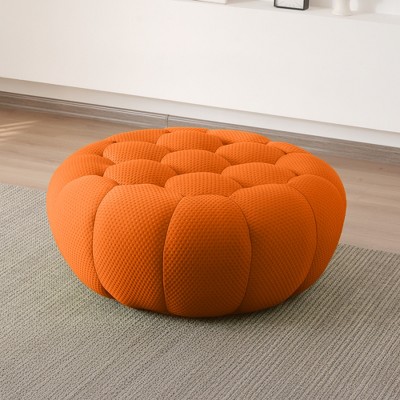 WJSHome Bubble Couch Ottoman,42.52'' Oversized Bubble Sofa Chair, 3D Honeycomb Modern Curved Couches for Living Room, Office, Apartment