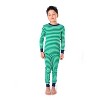 Mightly Toddler Fair Trade 100% Organic Cotton Tight Fit Pajama Set - 3 of 4