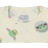 Star Wars Toddler Girls' The Mandalorian Baby Yoda Creme Short Sleeve Dress - 4 of 4