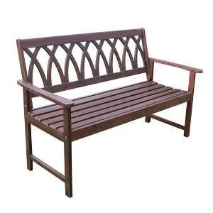 Northbeam Criss Cross Garden Bench - 1 of 3