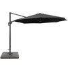 Sonkuki 11FT 270gsm Aluminum Patio Cantilever Umbrella With Weighted Base and Solution-Dyed Fabric - 2 of 4