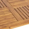Sapphtopaz Patio Outdoor Table Patio Dining Table Wood Outdoor Round Dining Table Picnic Table for Garden, Lawn, Patio - 3 of 4