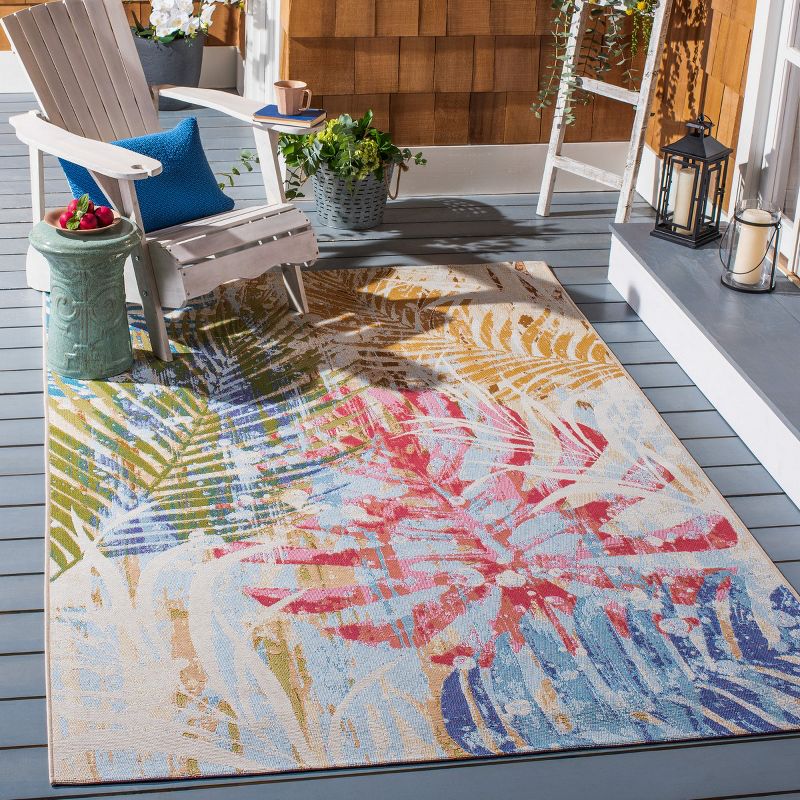 Summer SMR487 Power Loomed Indoor and Outdoor Area Rug  - Safavieh, 2 of 8