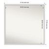Amanti Art Incline Non-Beveled Wood Framed Bathroom Vanity Wall Mirror - 3 of 4