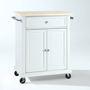 Compact Wood Top Kitchen Cart - Crosley - 1 of 4
