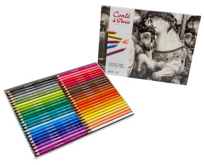 Staedtler Mars Lumograph Pastel Drawing Pencils, Assorted Colors