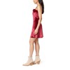WallFlower Women's Joy Mrs Claus Christmas Fur Trimmed Luxe Velour Skater Dress - 3 of 4