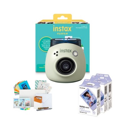 Fujifilm Instax Green Pal Link 2 Camera & Printer with Film 3-Pack Bundle