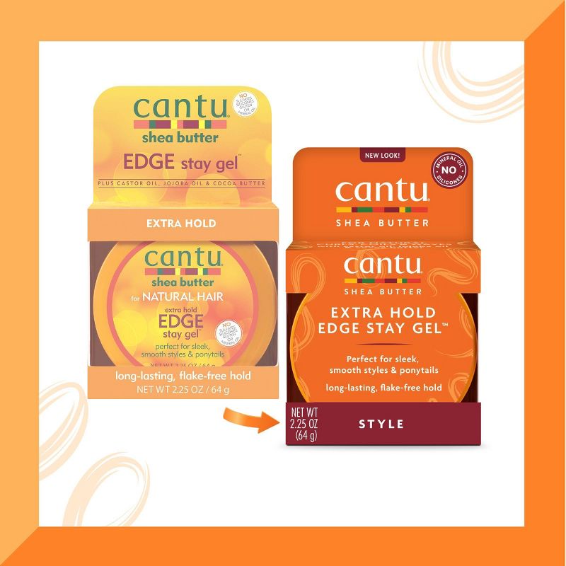 Cantu Extra Hold Edge Stay Gel - 2.25oz, 3 of 11