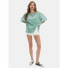 EXLURA Womens Summer Oversized T Shirts Crewneck Loose Workout Short Sleeve Blouse Tops 2025 Y2K Casual Athletic Basic Tee - 3 of 4