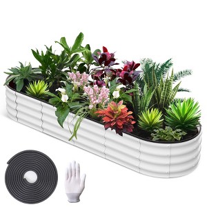 ODK Raised Garden Bed, Large Outdoor Planter Boxes Kit with Galvanized Steel, Open-Ended Base Design, Durable Raised Bed for Gardening - 1 of 4