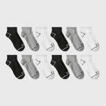 Men's Assorted Ankle Athletic Socks 12pk - All in Motion™ 6-12