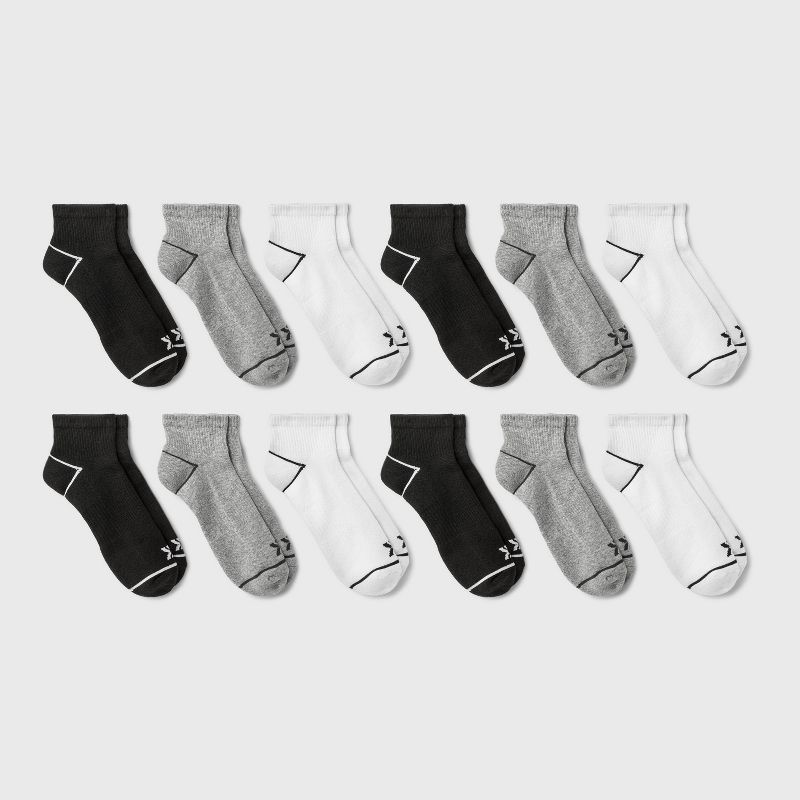 Men&#39;s Assorted Ankle Athletic Socks 12pk - All In Motion&#8482; 6-12, 1 of 7