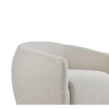 NicBex Modern Accent Chair Swivel Chair with 360 Degrees Barrel Chair Comfy Chair Living Room Chair for Reading Room, Bedroom, Cream White - 4 of 4