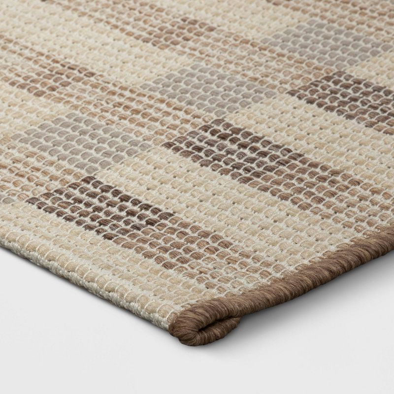 Beachside Grid Outdoor Rug Naturals – Threshold™ designed with Studio McGee, 3 of 10