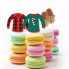Big Dot of Happiness Christmas Pajamas - DIY Shaped Holiday Plaid PJ Party Cut-Outs - 24 Count - 3 of 4