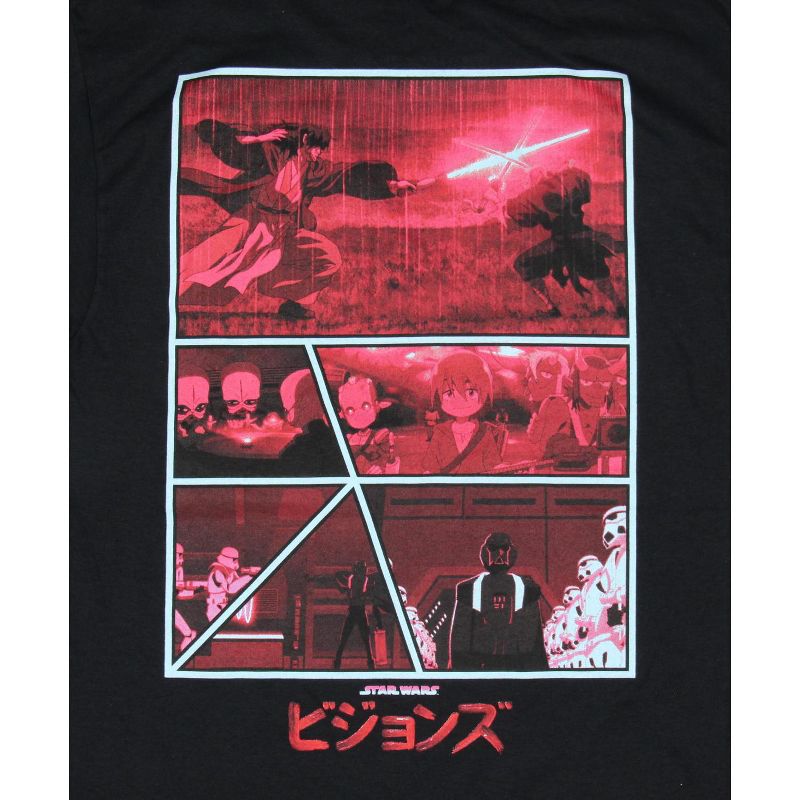 Star Wars: Visions Shirt Men's Characters Ronin Anime Tee T-Shirt Crewneck Adult, 4 of 6