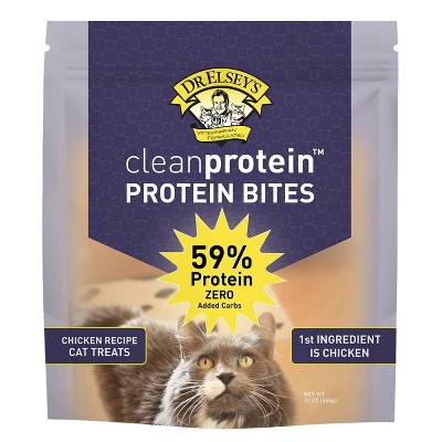 Dr. Elsey's Clean Protein Chicken Flavor Crunchy Cat Treats - 12oz