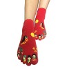Wrapables Japanese Girl Cartoon Socks Five Toe Socks (Set of 3) - 4 of 4