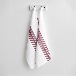 Solino Home Stripe Linen Kitchen Towels | Farmhouse - 1 of 4
