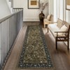 Indoor Room Accessory For Living Room Bedroom Modern Floral Pattern Area Rug Non Slip Soft Carpet Washable Low Pile Floor Mat - 3 of 4