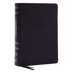 Kjv, the Woman's Study Bible, Black Genuine Leather, Red Letter, Full-Color Edition, Comfort Print (Thumb Indexed) - by  Thomas Nelson - 1 of 1