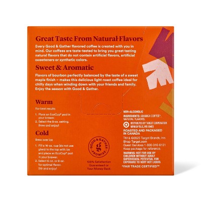 Naturally Flavored Maple Bourbon Light Roast Coffee Pods - 16ct - Good & Gather™