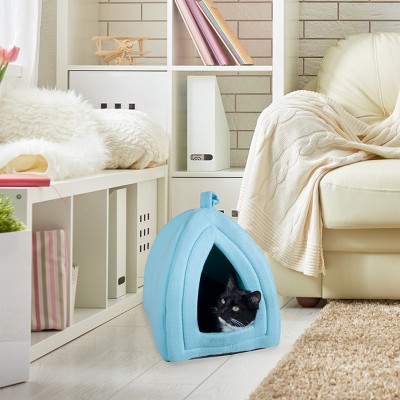 Pet Adobe Igloo-Style Pet Tent - Blue