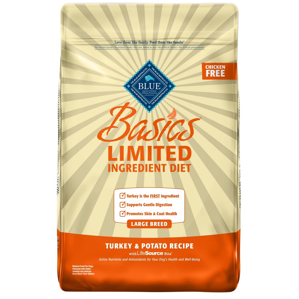 UPC 859610005826 product image for Blue Buffalo Basics Large Breed Adult Turkey Dry Dog Food - 24lb | upcitemdb.com