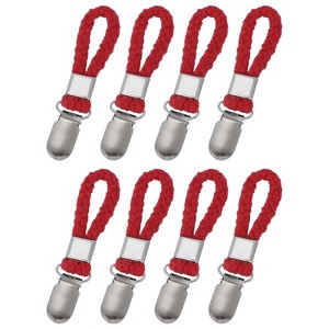 Unique Bargains Cotton Loop Metal Clothing Towel Storage Clips 4.3" - 1 of 4