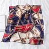 Anna-Kaci Women's Chain Print Satin Scarf with Luxury Inspired Design 20×20 Inches - 2 of 2
