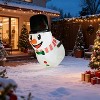 Hrinhom 3.4FT Outdoor Christmas Inflatable Snowman Decoration - 2 of 4